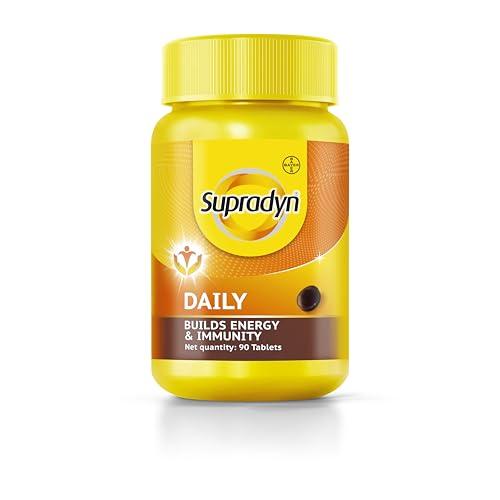 Supradyn Supradyn Daily India\'s No.1 Multivitamin (90 tablets) with Vitamin D, Vitamin B12, Vitamin C, Vitamin E, Vitamin A, Zinc, Magnesium for Daily Energy & Immunity for Men & Women