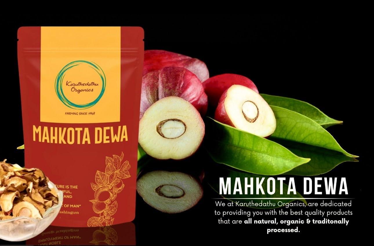 Karuthedathu Organics Karuthedathu Organics - Mahkota Dewa/God's Crown | Phaleria Macrocarpa Sun Dried Fruit Slices (50 Grams) Pack of 1. Natural Remedy for Diabetic Patients