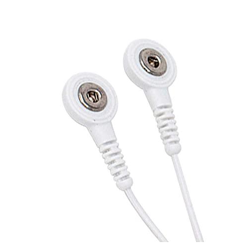 Discount TENS Discount TENS, Omron Compatible Lead Wires. Replacement Lead Wires for Omron Electrotherapy Devices. (PM3030, 2 Snap)