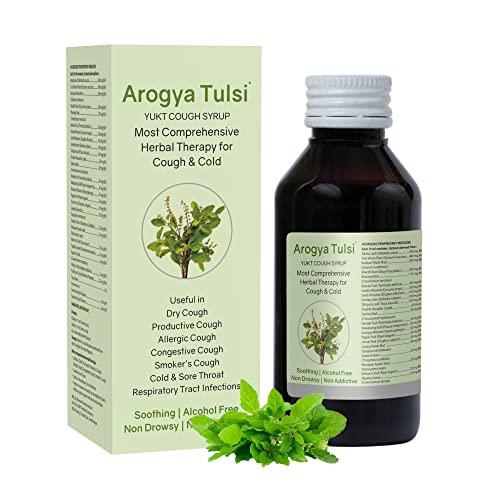 Generic Arogya Tulsi Cough Syrup 100 ml | Ayurvedic Syrup For Cough and Throat Irritation | Alchohol Free | Non Drowsy | Non Addictive (100 ml - Pack of 1)