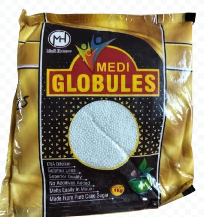 MEDI MEDI Globules Blank Pellets Plain Pills Sulphur Free for Homeopathic Medicine Natural Remedy (25 Size)