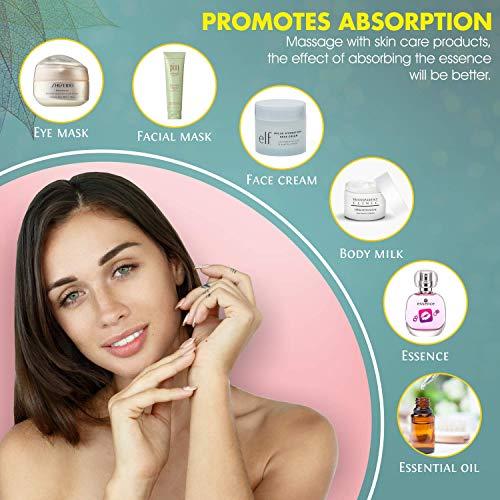 EARTH THERAPY EARTH THERAPY Spa Grade Marble Crystal Jade Roller for Face Anti Aging Healing, Facial Slimming, Wrinkles Rejuvenates Skin Clears Toxins Reduces Puffiness