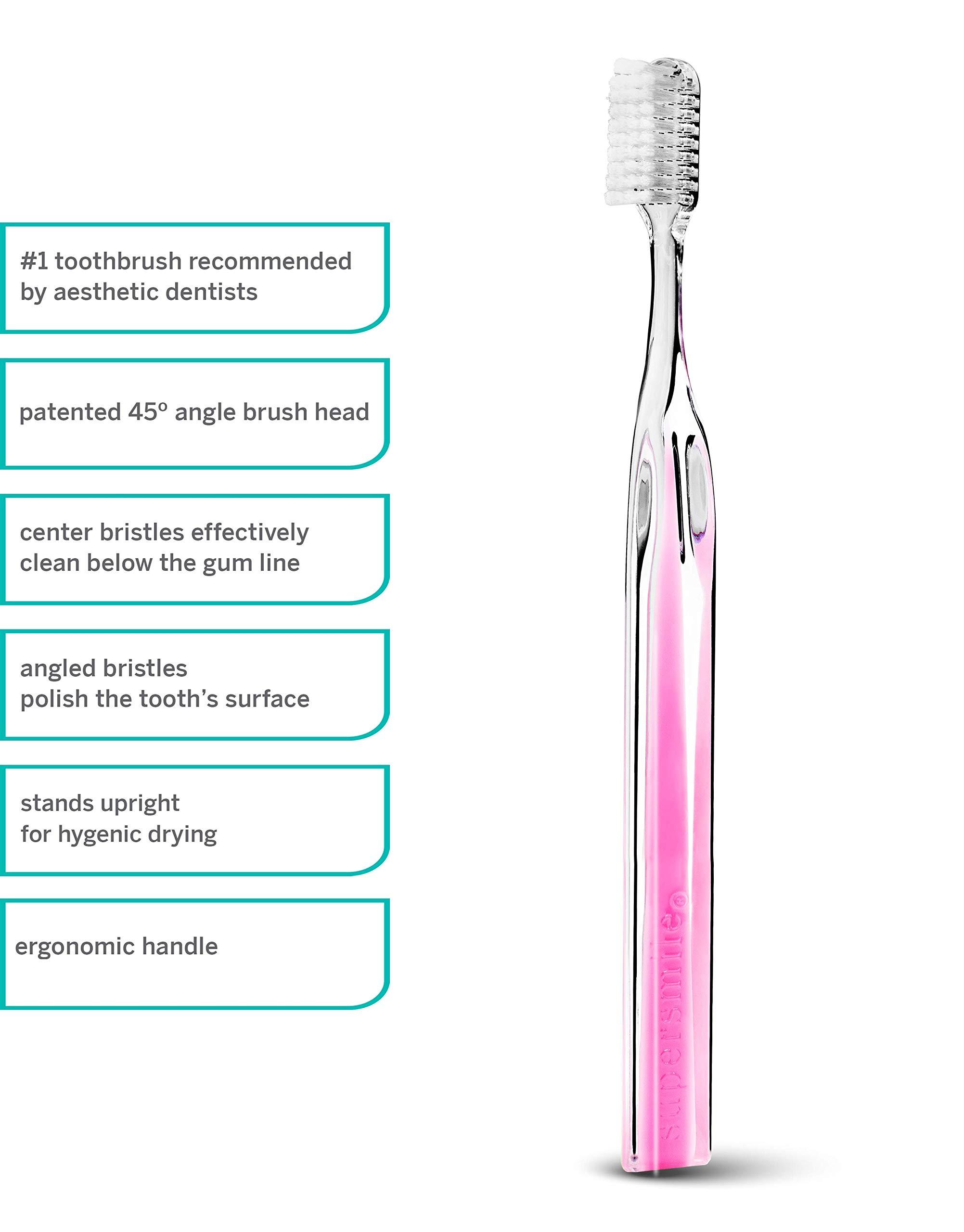 Supersmile Supersmile Crystal Collection Toothbrush, Pink Diamond