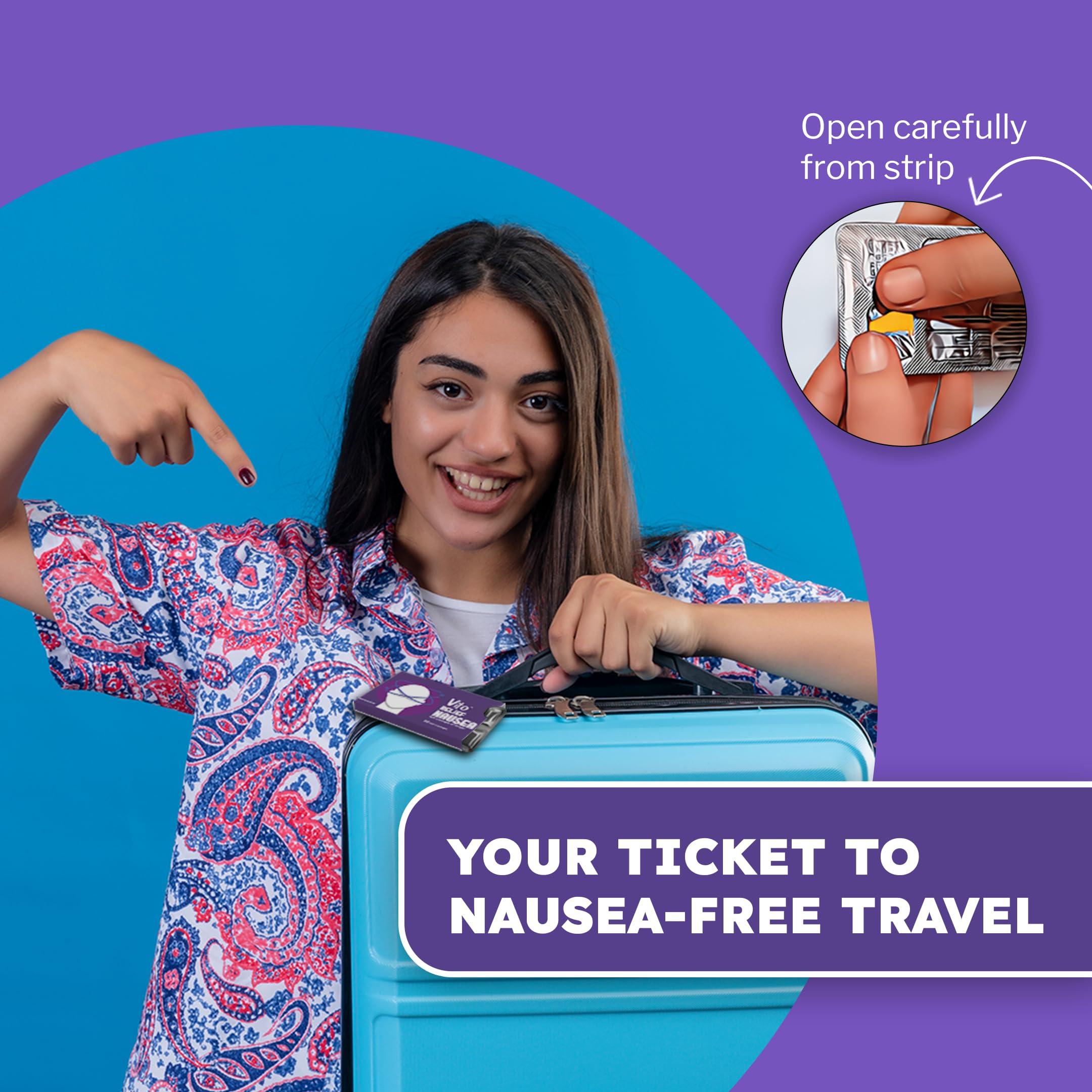 Vito Relief Vito Relief Nausea Ginger Lozenges -Instant relief from Travel Sickness, Dizziness, Nausea & Morning Sickness with natural ingredients, drug free, 10 soft sugarfree lozenges (Pack Of 1)