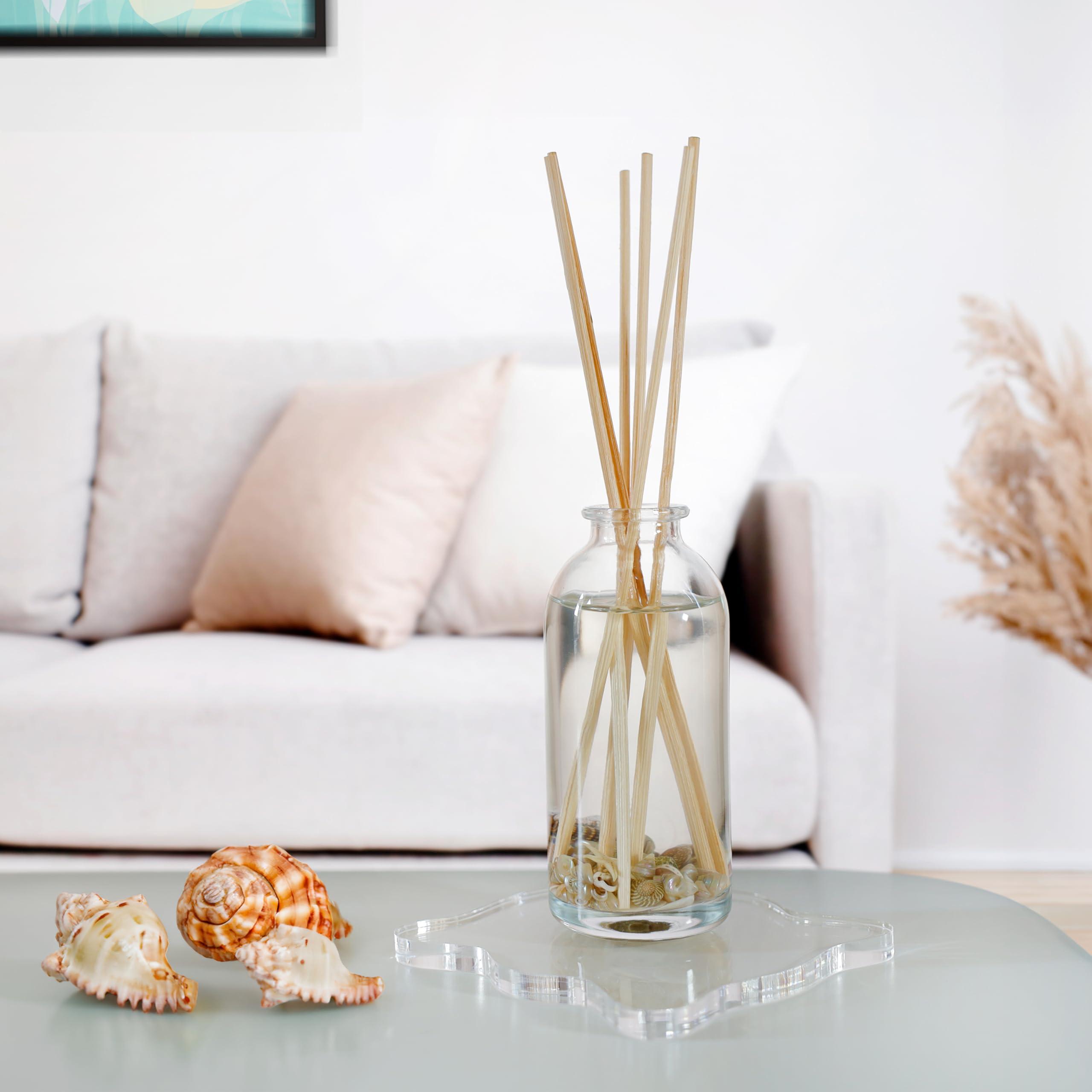 Urban Naturals Urban Naturals Leather Mahogany Scented Oil Reed Diffuser Refill | Includes a Free Set of Reed Sticks! 4 oz.