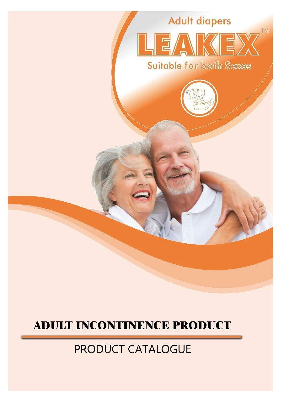 LEAKEX Leakex Premium High Absorbency Unisex Adult Diaper - Senior Incontinence Diapers- Extra Large Size/XL (Waist Size:- 31\"- 53\" Inch)