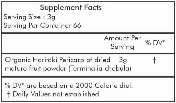 A&L Ayurvedic Life Organic Haritaki Powder 200 gms Pack of 2