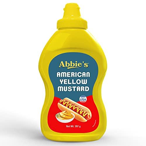 Abbie's Abbie's Squeeze Yellow Mustard 652 g (Pack of 255 g and 397g ,1 unit each), Product of USA