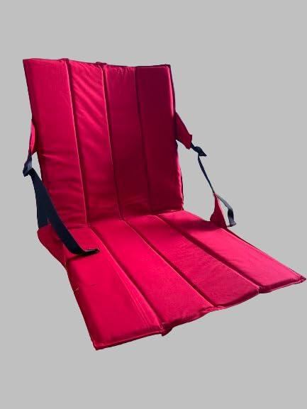 Generic Urban Buddha.in Lotus Meditation Chair (RED)