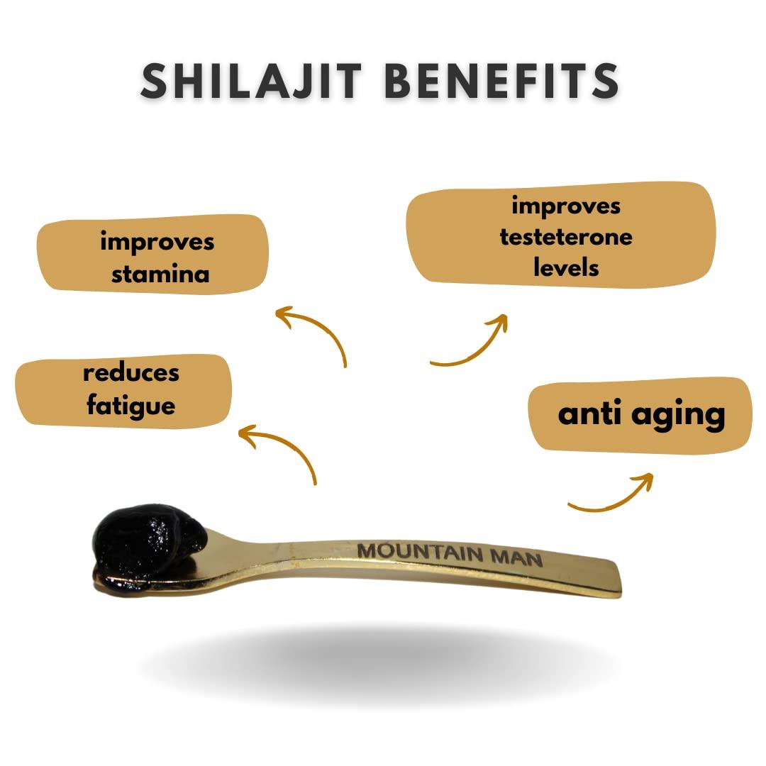Mountain Man Mountain Man Pure Himalayan Shilajit Resin -20g | For Power & Stamina