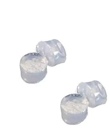Silicone Earplugs Soft Comfortable Sleep Noise 1 Box Of 4Pcs Swimming Silicone Earplugs Soft Comfortable Sleep Noise Reducing