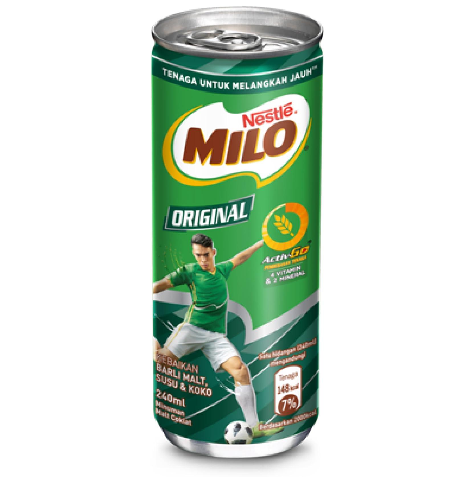 MILO Milo Original Malt Drink Can, 240 ML