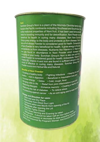 COWWAL\'S GROUP Sunchan Group Noni Powder Morinda Citrofolia Pure Organic Herbal Mix Vegetarian Healthy Immunity Power Pack of (4)