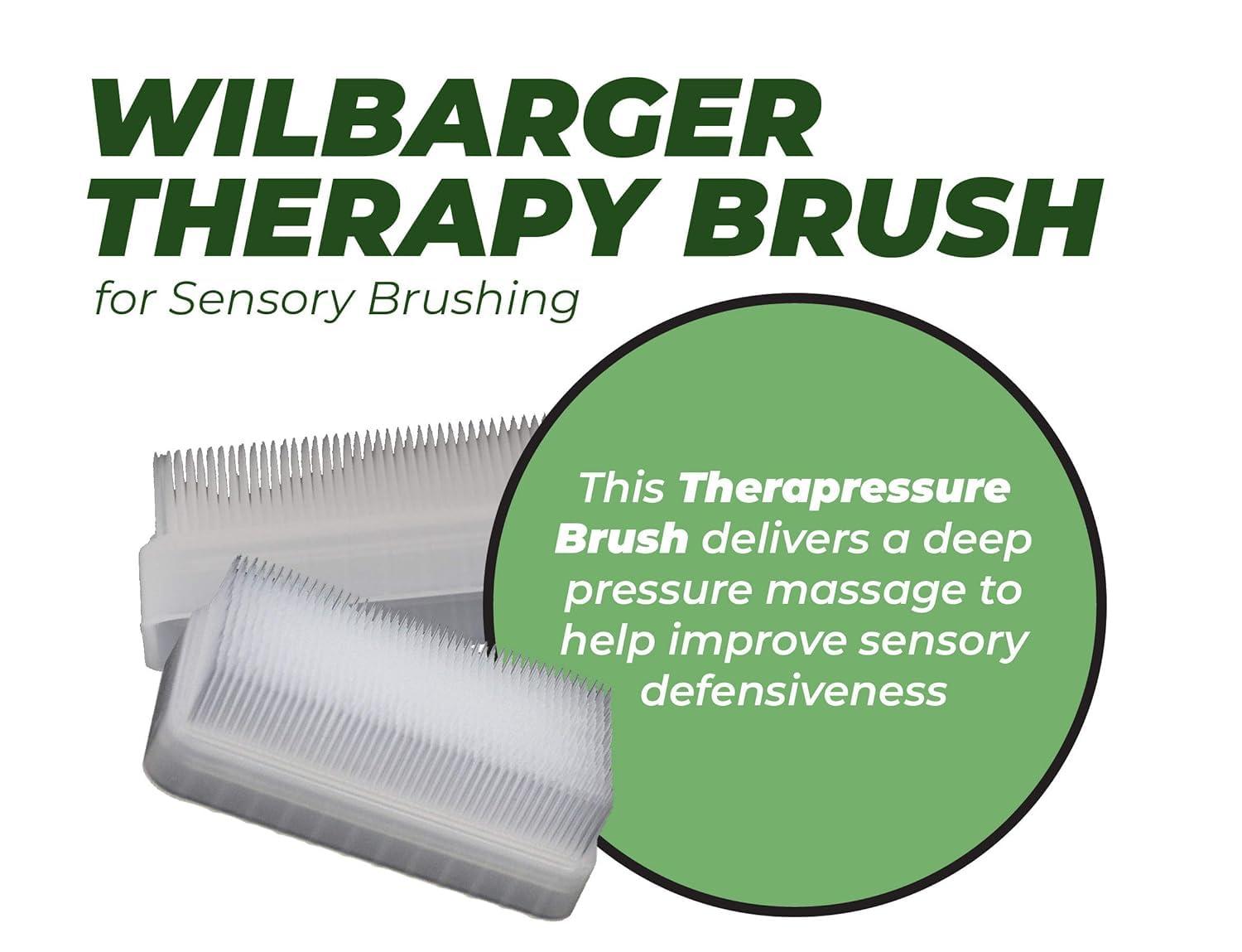 Generic HELP THEM SHINE Therapressure Brush (small size) For Wilbarger Protocol Therapy|Sensory Brush For Occupational Therapy And Stimulating Bristle Brush|Soft And Flexible Brush (Pack of 1)