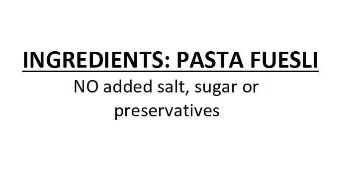 V-pure V-pure | PASTA FUESLI | 500 gm (Pack of 1) | High Protein Pasta | 100% Durum Wheat Pasta | Vegetarian | Low in Calories | No Trans Fats | Healthy Breakfast