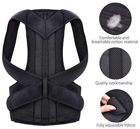 Dxent Back Pain Relief Belt And Poster corrector Belt For Men And Women Neck Pain Relief Upper And Lower Back Brace Pain Relief Belt Back Support Vest For Men Women