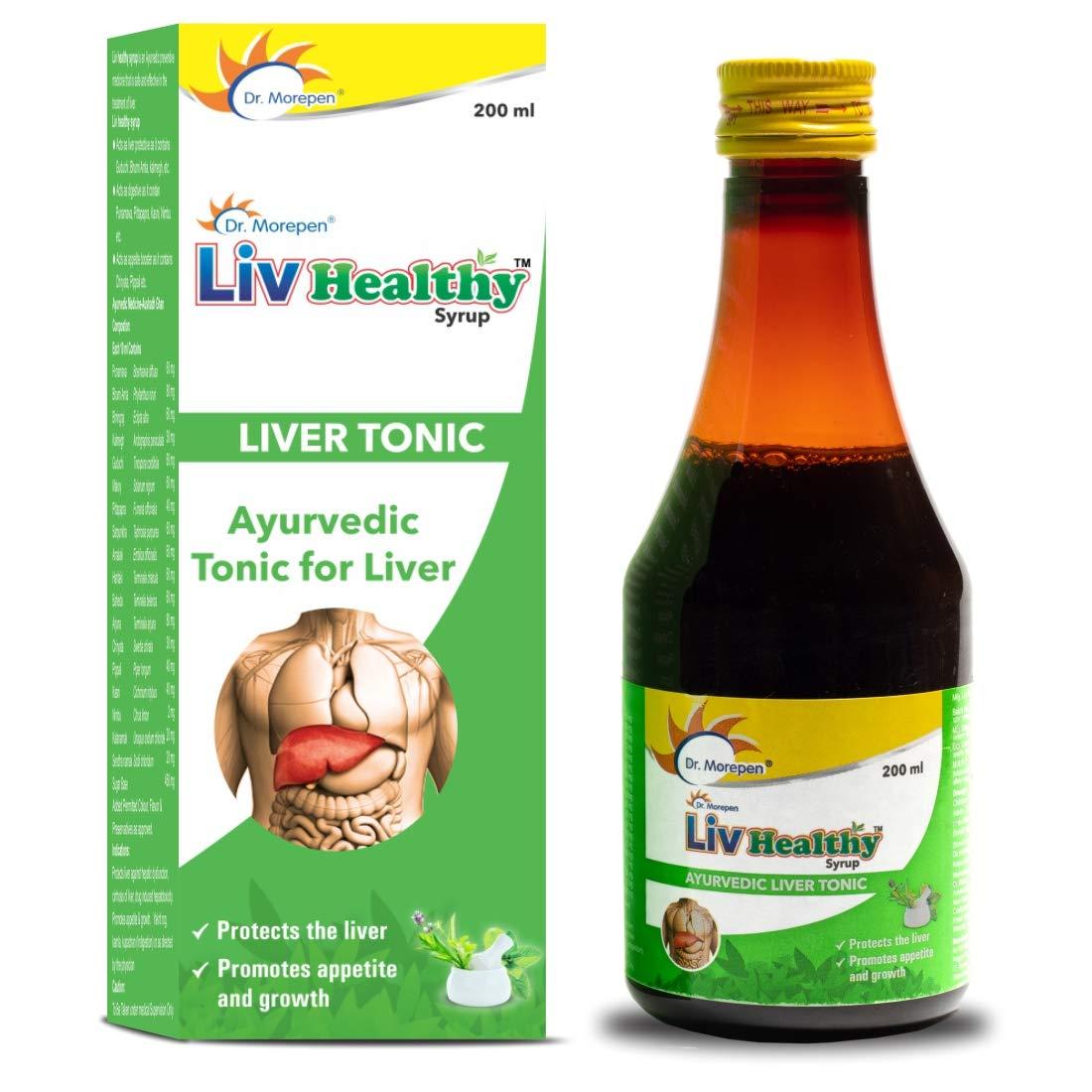 Dr. Morepen DR. MOREPEN Liv Healthy Liver Tonic For Healthy Liver & Digestive Support | Ayurvedic Liver Detox Syrup - 200ml