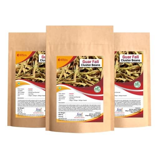 BARMER BAZAAR Barmer Bazaar Gwarfali (Dry Cluster Beans) Ramfali, Guarfali Dry Natural Gawar Fali | Sukhi Fresh Gawar Fali | Sukha Saag | Dry Vegetable (200 GM)