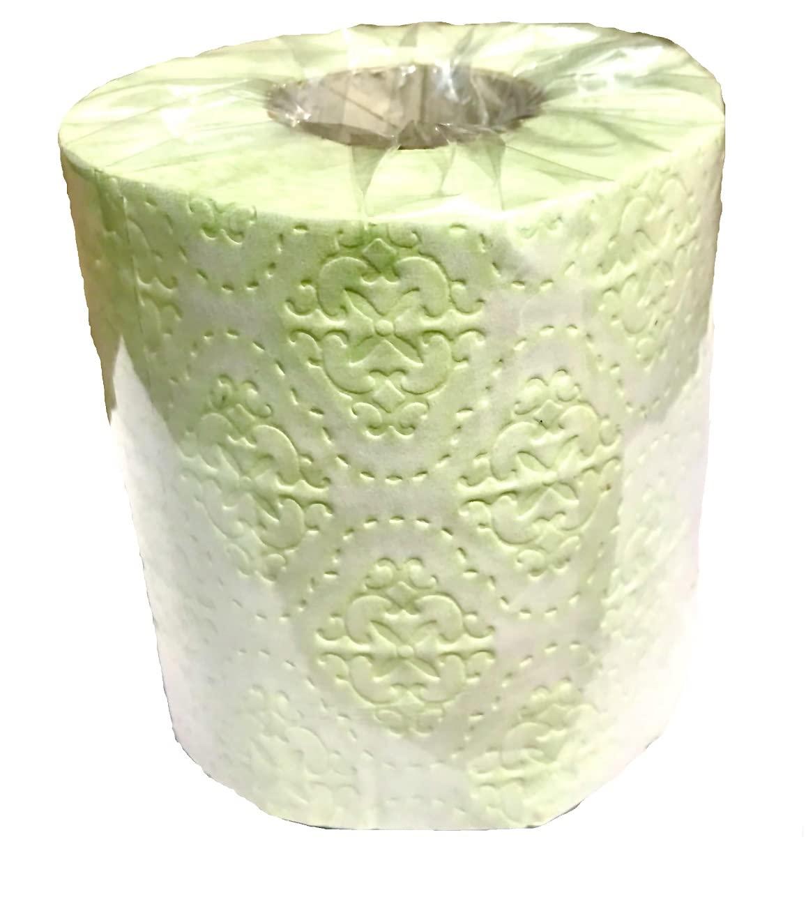 BROW BROW Toilet Paper Roll 12 Rolls 120 Pulls 4 Ply (Kelly Green)