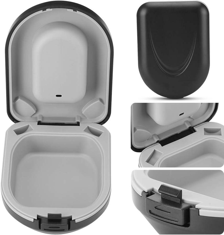 Balson Balson Hearing Aid Case, Hearing Aid Cases Waterproof Portable Drop Resistance Hearing Aid Storage Box Hard Hearing Aid Boxes Hearing Aid Container Hard Case for Hearing Aids (Model-2,Black)