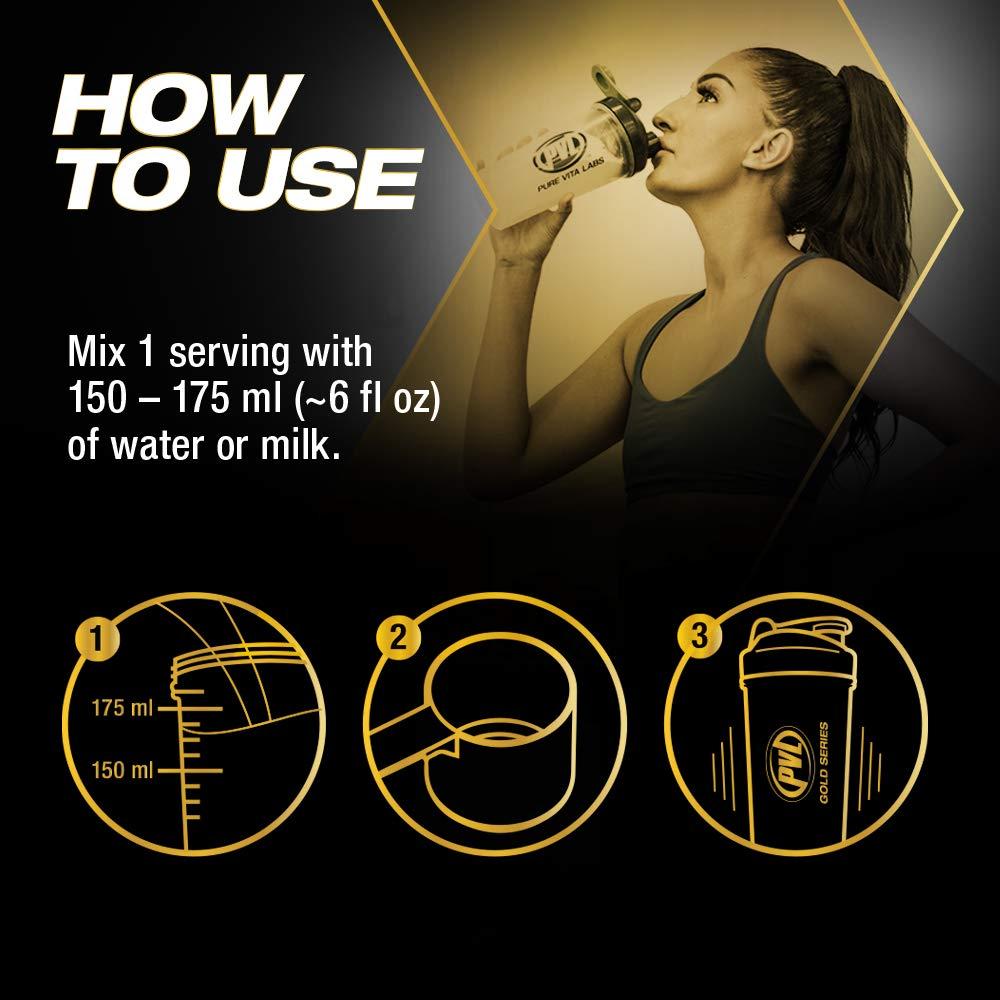 PVL PVL Gold Series Whey Gold Protein Powder Triple Chocolate Brownie Overloaded (1 Lbs)