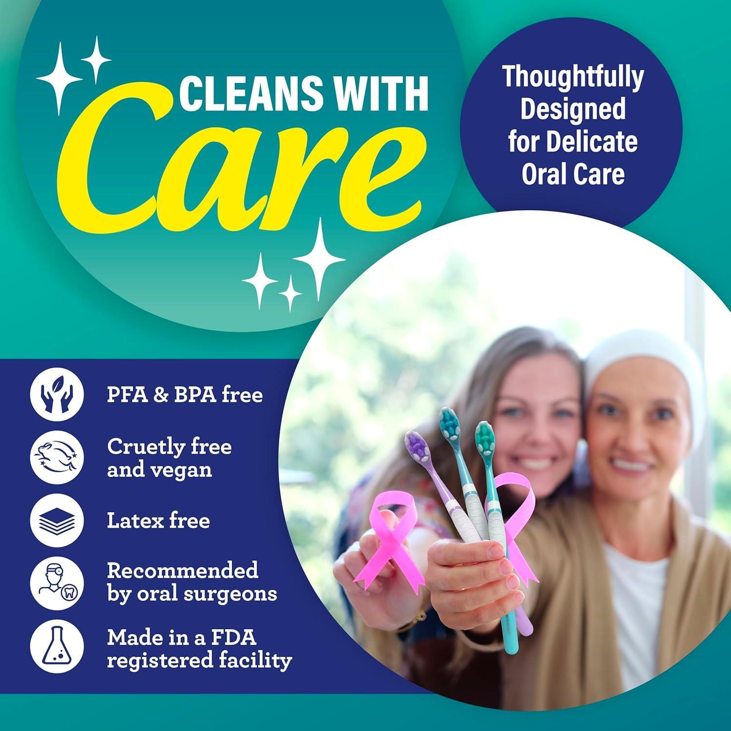 GuruNanda GuruNanda Butter on Gums Toothbrush with Extra Soft Bristles for Sensitive Gums, Soft Toothbrush for Kids & Adults, 2 ct