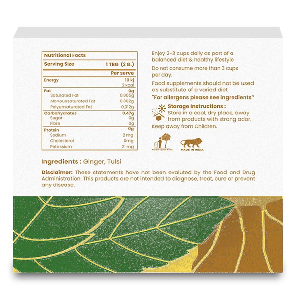 Shivamastu Shivamastu Ayurveda Respire Herbal Tea for Digestive and Respiratory Wellness- Tasty, Sugar Free, Caffeine Free and Vegan - 20 Pyramind Tea Bags (Pack of 1)