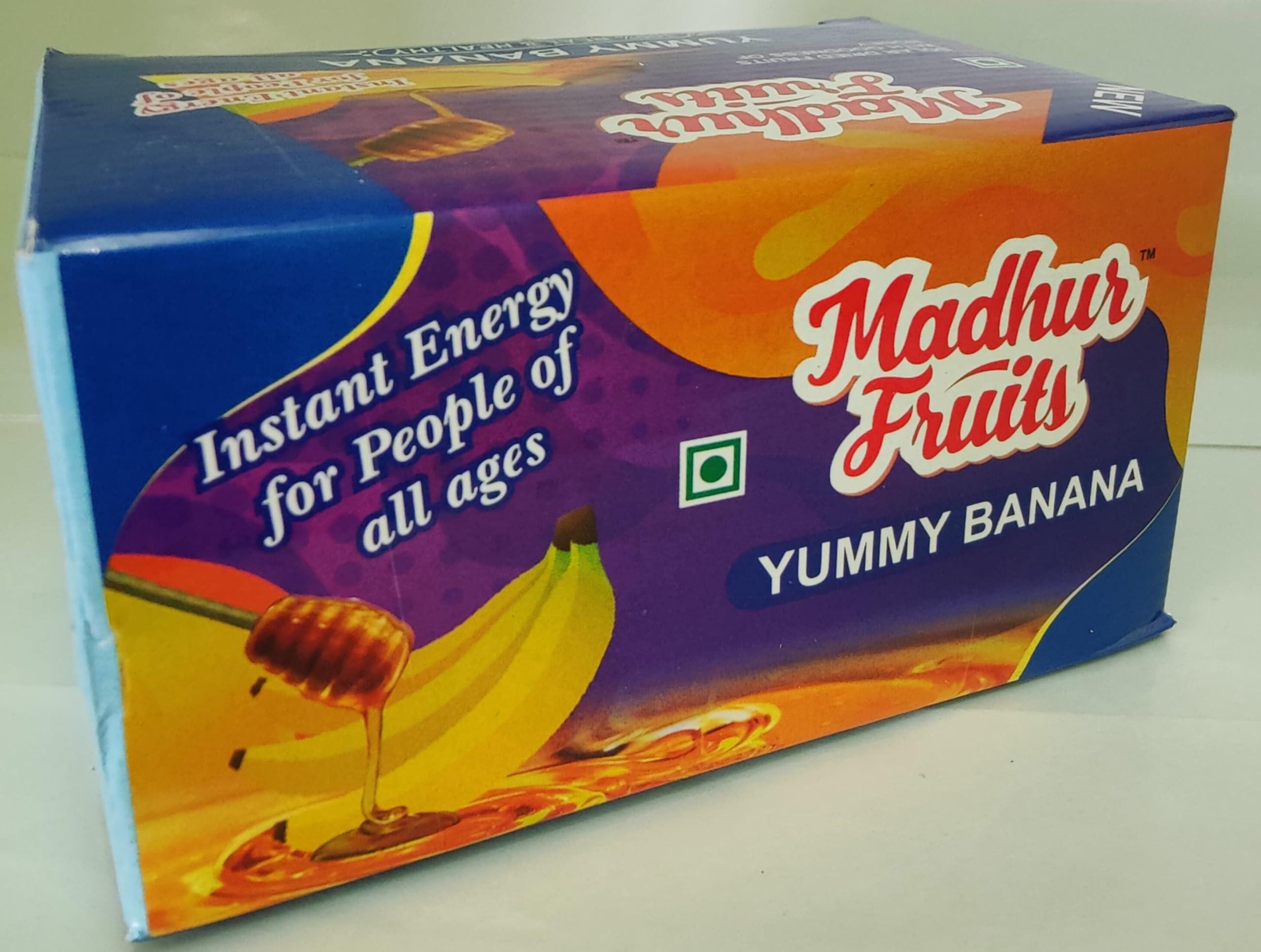 Madhur Madhur YUMMY BANANA -Solar Dried Bananas (Karpooravalli) 500 Gms
