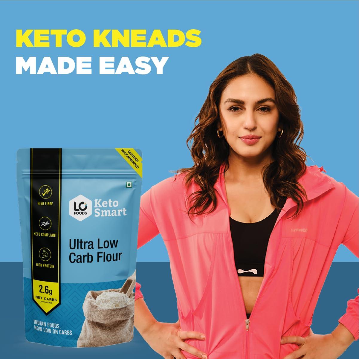 Lo! Low Carb Delights Lo! Low Carb Delights - Ultra Low Carb Keto Atta (5 Kg) | Dietitian Recommended Keto Flour | Lab Tested Keto Food Products for Keto Diet