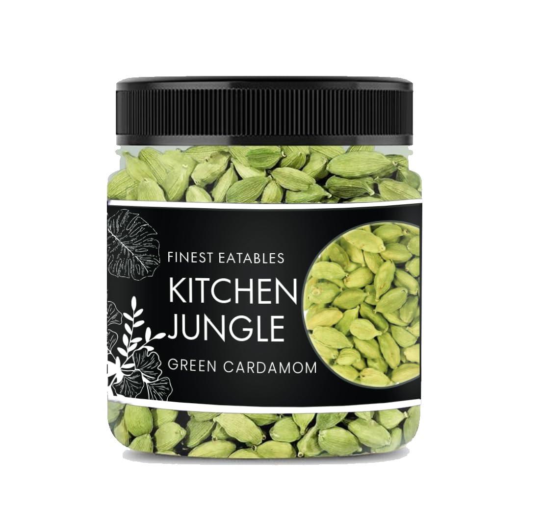 Kitchen Jungle Kitchen Jungle Cardamom Green, Elaichi 100 gm Bold 8 mm pack of 2