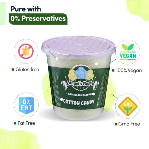 Angels Floss Angels Floss Cotton Candy's/Candy Floss/Buddhi Ke Baal (Kaccha Aam, Pack of 4 Units)