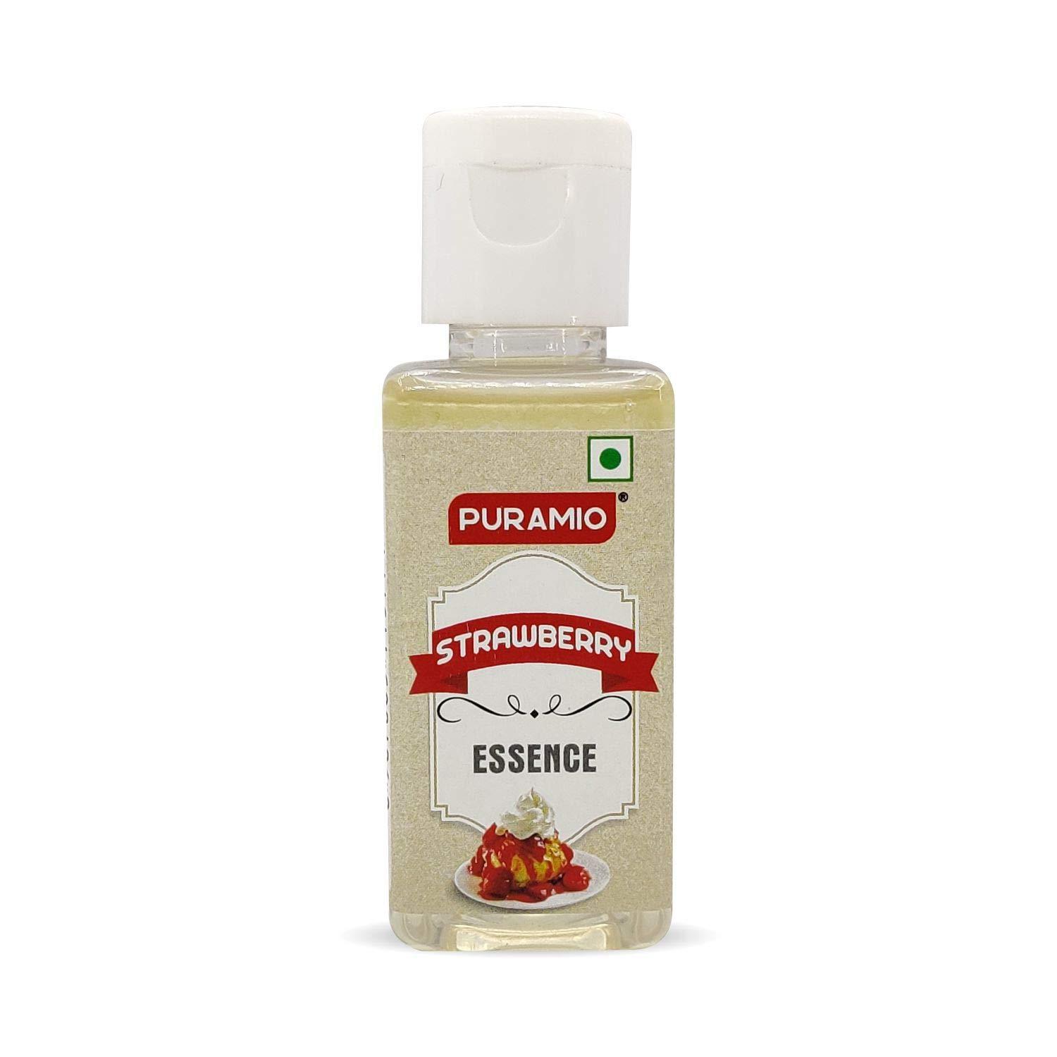 PURAMIO Puramio Culinary Liquid Food Essence, Combo- (Pack of 6 (30ml each))- (Vanilla, Rose, Pineapple, Butterscotch, Strawberry & Chocolate)