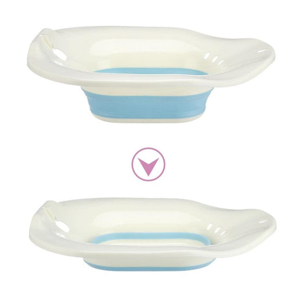 ATORSE ATORSE Foldable Plastic Sitz Bath Tubs Perineal Hemorrhoidal Soak Pain Relief Pink