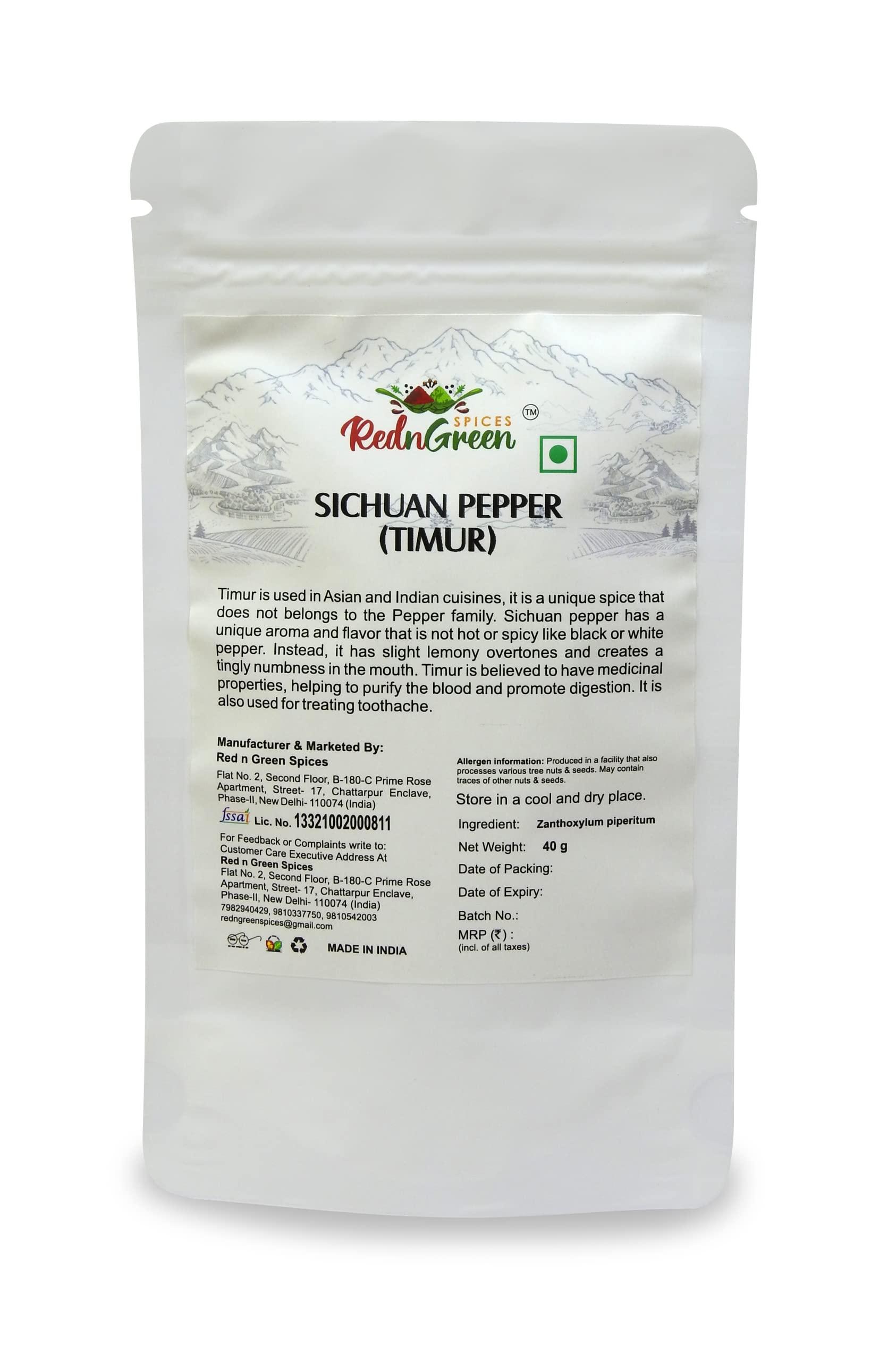 RednGreen Spices RednGreen Spices Sichuan Pepper Timur 40Gram