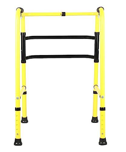 iwalk; Changing Lives iWalk MS Height Adjustable & Double Bar Folding Walker for Adults, Senior Citizens and Injured | Heavy Duty | Made in India (FW207)