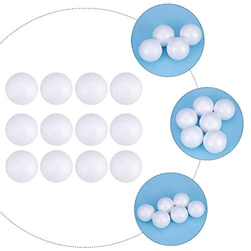 HEALLILY Funny DIY Easter Eggs Blank Bubble Round Balls Ornaments Painting Materials