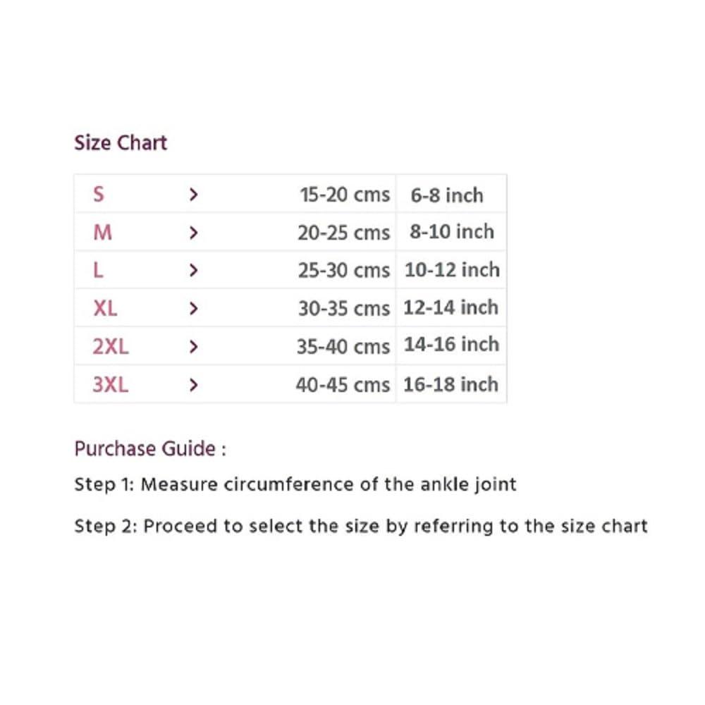 Flamingo Flamingo Ankle Support Brace for Ankle Pain Relief | Support Compression Brace for Ankle Injuries, Foot Care, Sprains | Beige | Large |