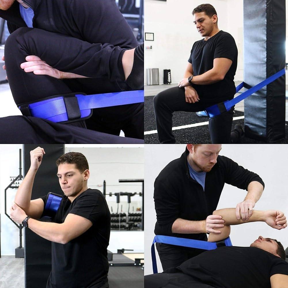 PHYSIO ACTIVE PHYSIO ACTIVE Mobilization Belt Used In Physiotherapy, Manual Therapy Belt For Physiotherapy (Black) (Buy One Get One Free)