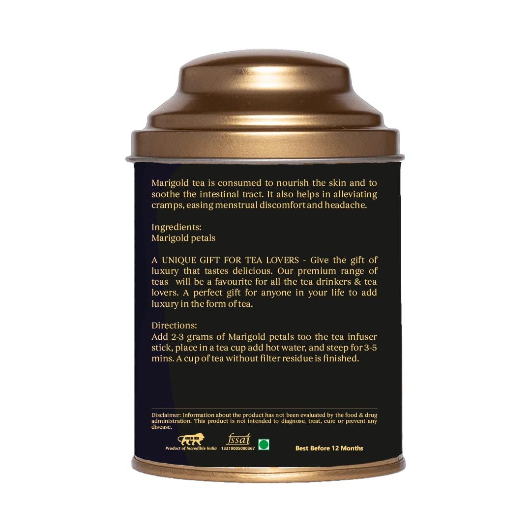 Botanical Sage Botanical Sage- Marigold Tea 50g With free Tea Infuser | Sun Dried Marigold | Selected | Luxury Tea