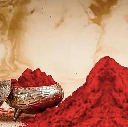 PRINZIP PRINZIP Pure and Natural Roli Kumkum Powder for Puja, Tilak (50GM)