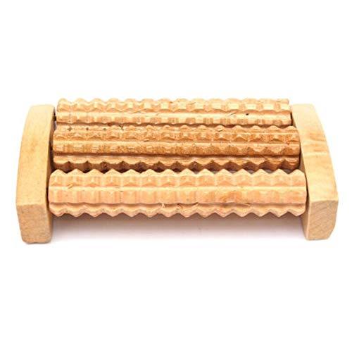 Generic Foot Massage Traditional Wood Roller Massager Without The Need Electricity Stress Relief Relaxation