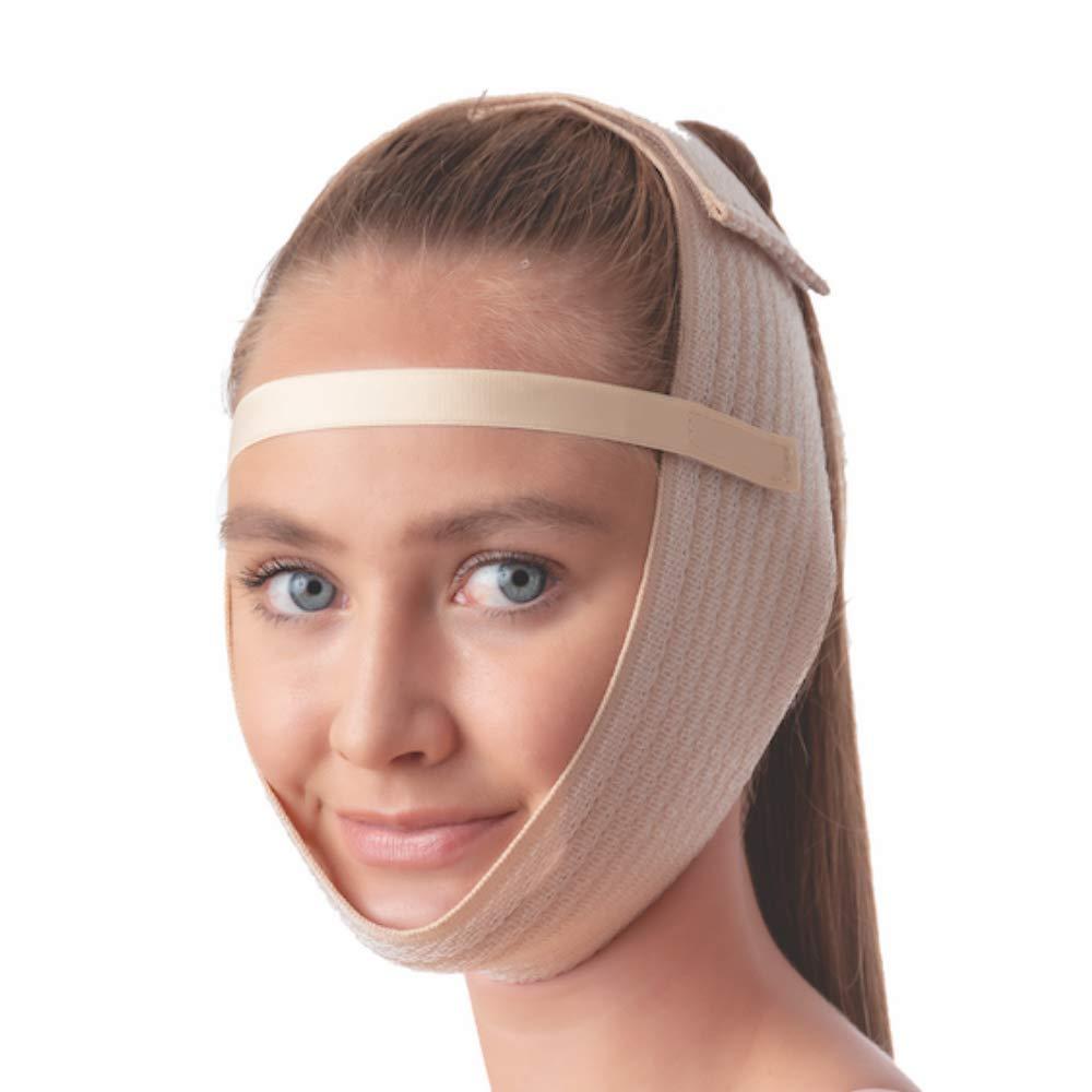 V T VARITEKS Post Surgical Chin Strap Bandage for Women - Neck and Chin Compression Garment Wrap - Face Slimmer, Jowl Tightening, Chin Lifting Medical Anti Aging Mask