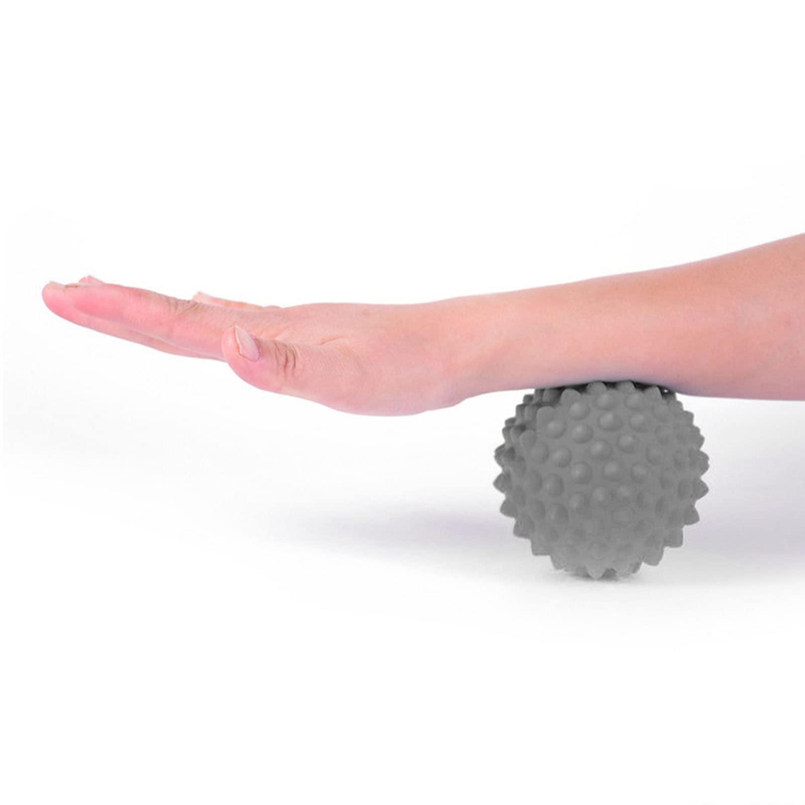 CURLEE Foot Massage Spiky Balls, Multipurpose Muscle Recovery Trigger Point Foot Myofascial Balls for Foot