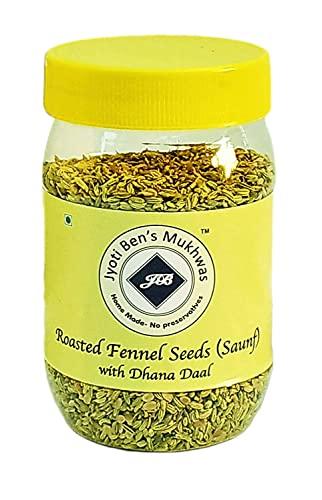 Generic Girnar Detox Green Tea (36 Tea Bags) + Jyoti Ben's Mukhwas Roasted Saunf With Dhana Daal 200g