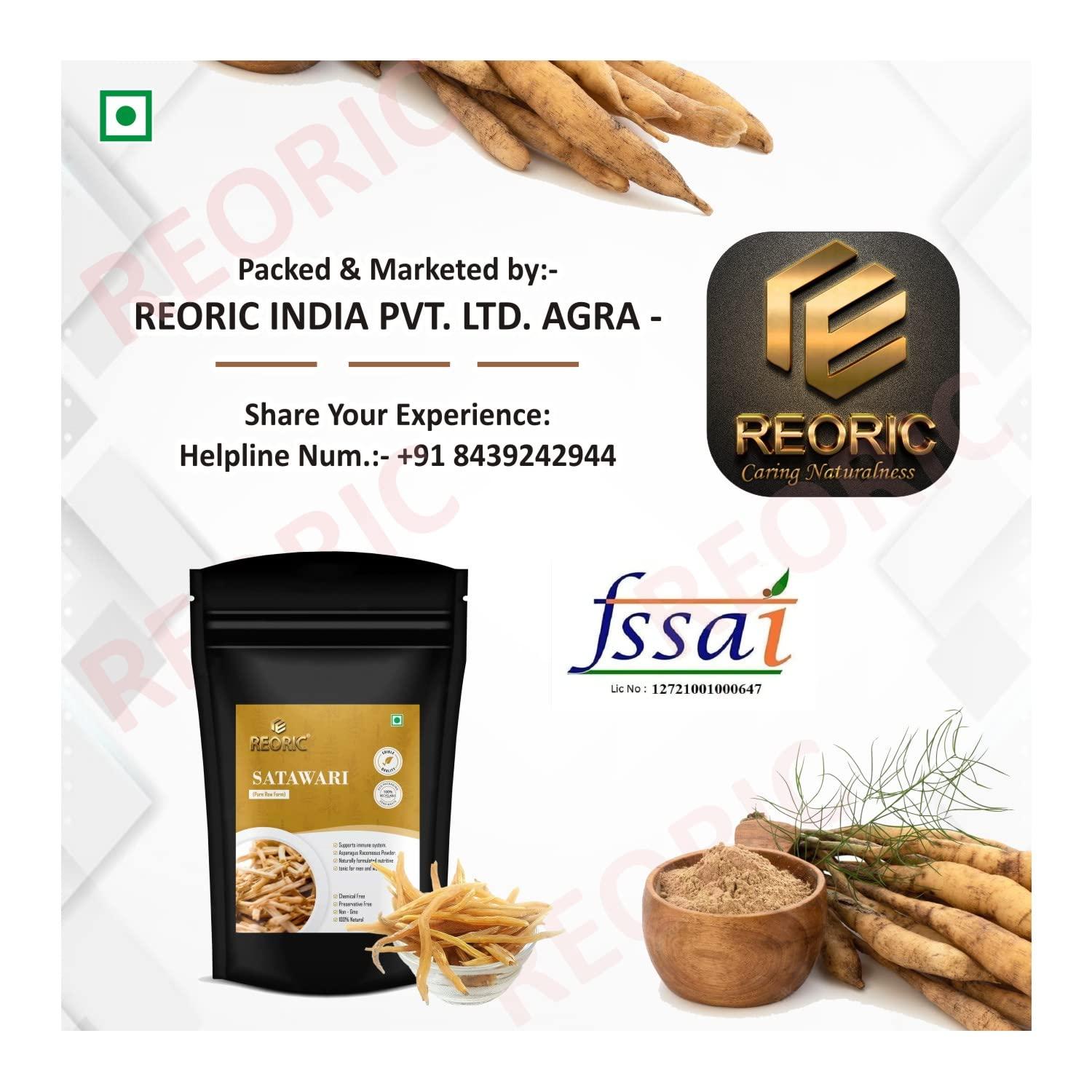 REORIC REORIC Raw Shatavari - 100g | Shatawar Root-Shatawari Whole | Natural Shatavar root | Asparagus Racemosus | Indian Asparagus
