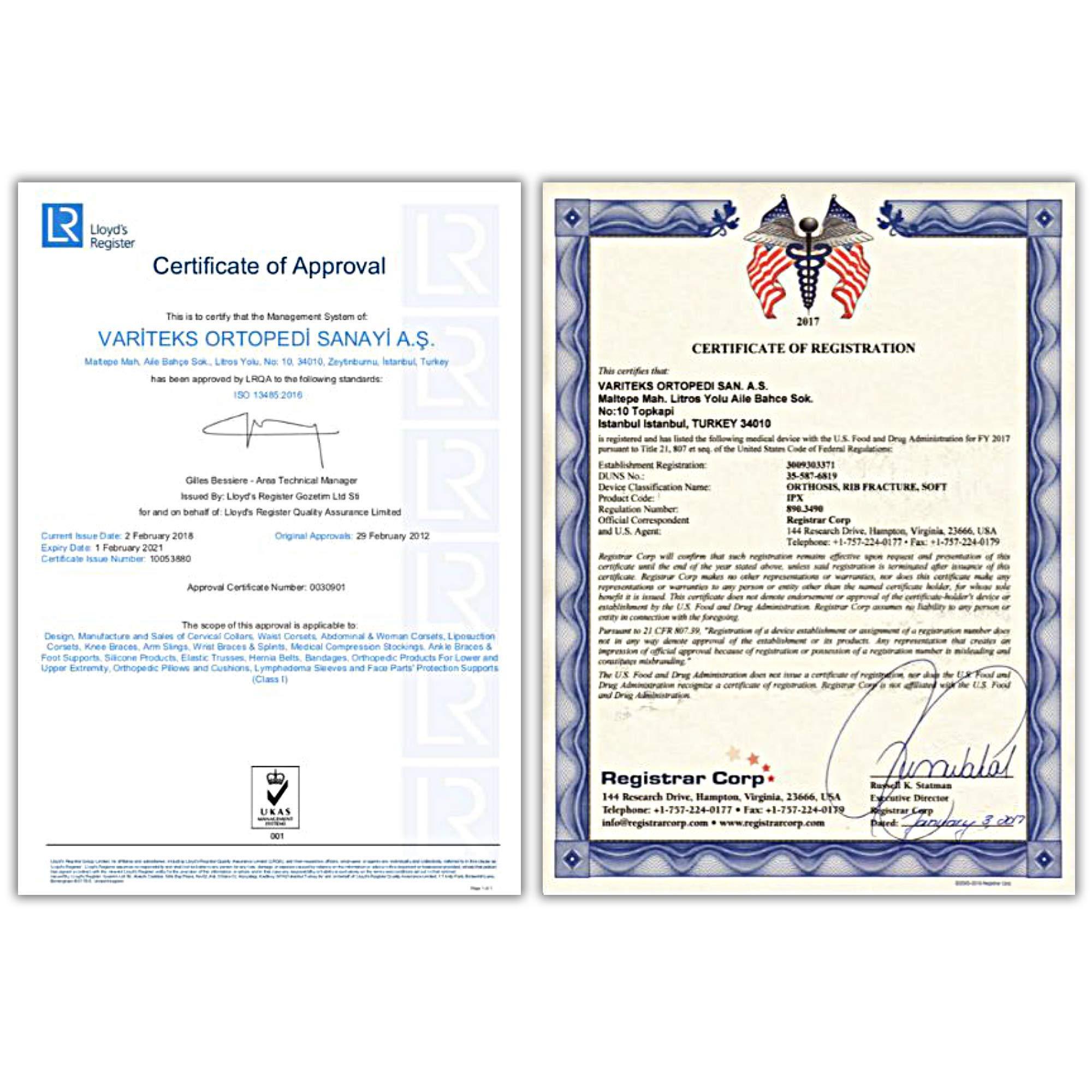 V T VARITEKS Post Surgical Chin Strap Bandage for Women - Neck and Chin Compression Garment Wrap - Face Slimmer, Jowl Tightening, Chin Lifting Medical Anti Aging Mask