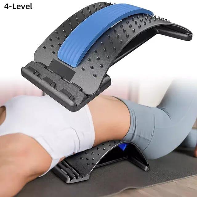 FRILL Back Pain Relief Product Back Stretcher Spinal Curve Back Relaxation Device Massager Bed Chair Full Set