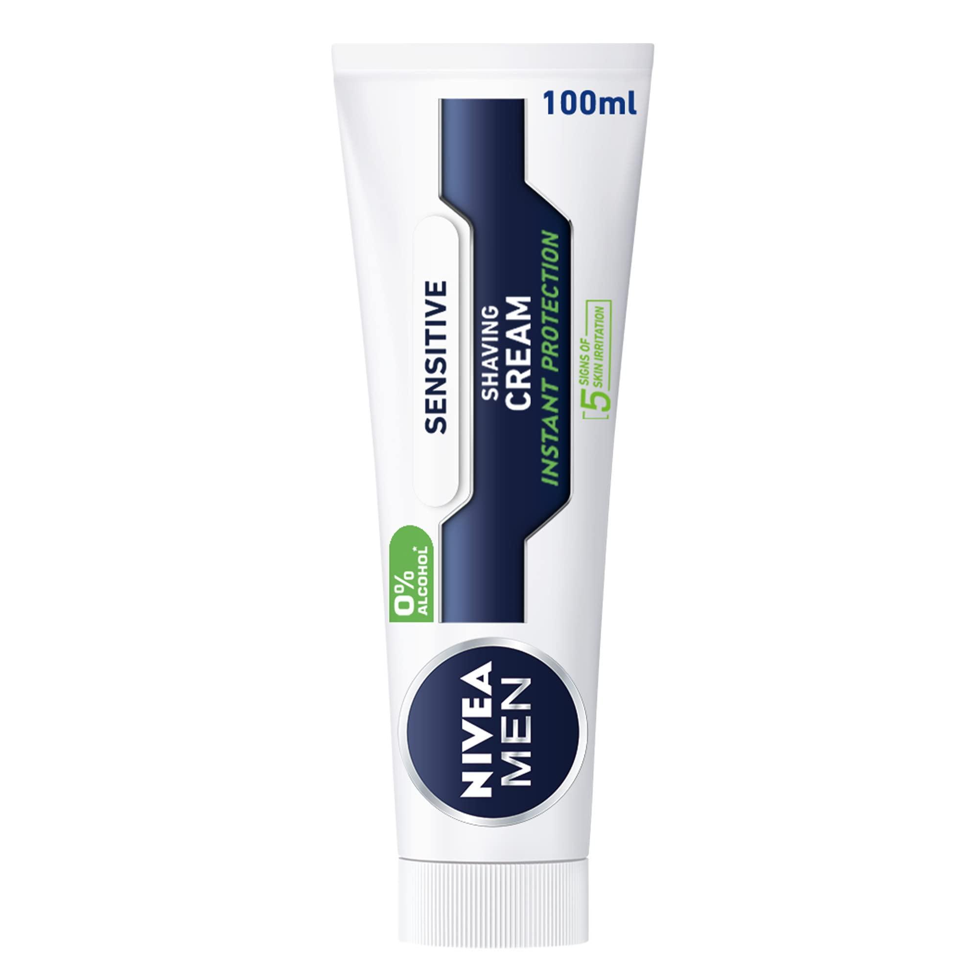 Nivea Nivea Men Sensitive Shaving Cream Instant Protection 100ml