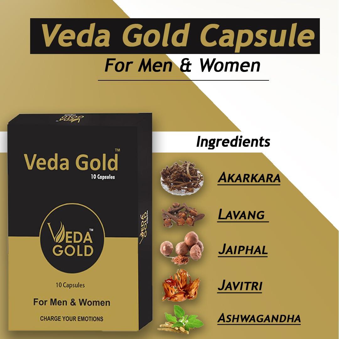 VEDA GOLD VEDA GOLD Ayurvedic Capsules For Men&Women/Gold Herbal Capsule