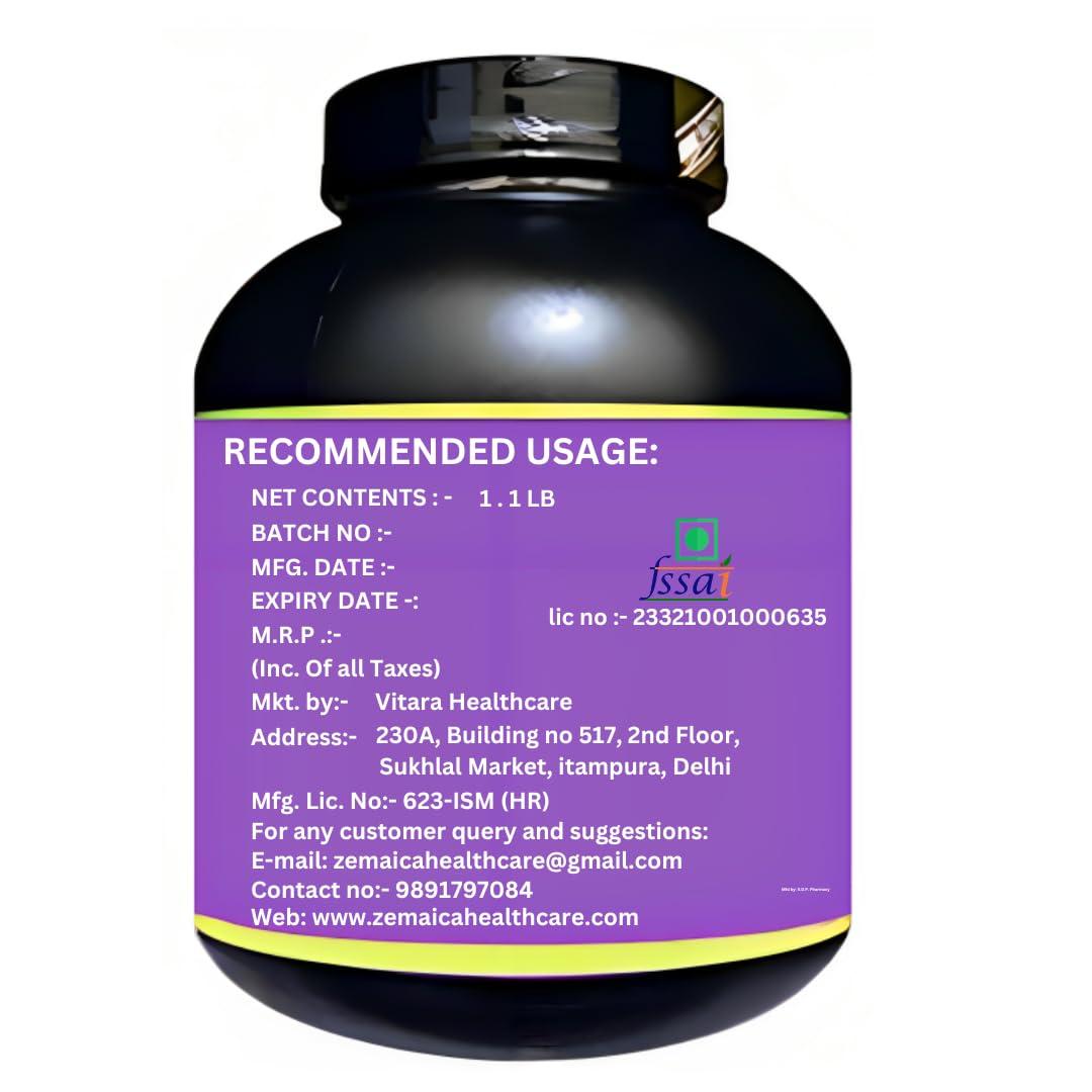 Generic Natural Weight Gainer Powder | High Protein High Calorie [Lean Weight Gainer Supplement] - Vanilla flavour -Pack of 1 powder